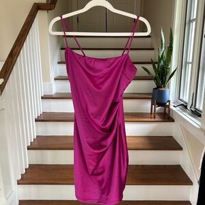 Elegant Magenta Dress